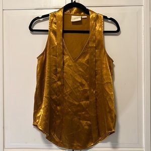 Maeve Gold Blouse Sz 2